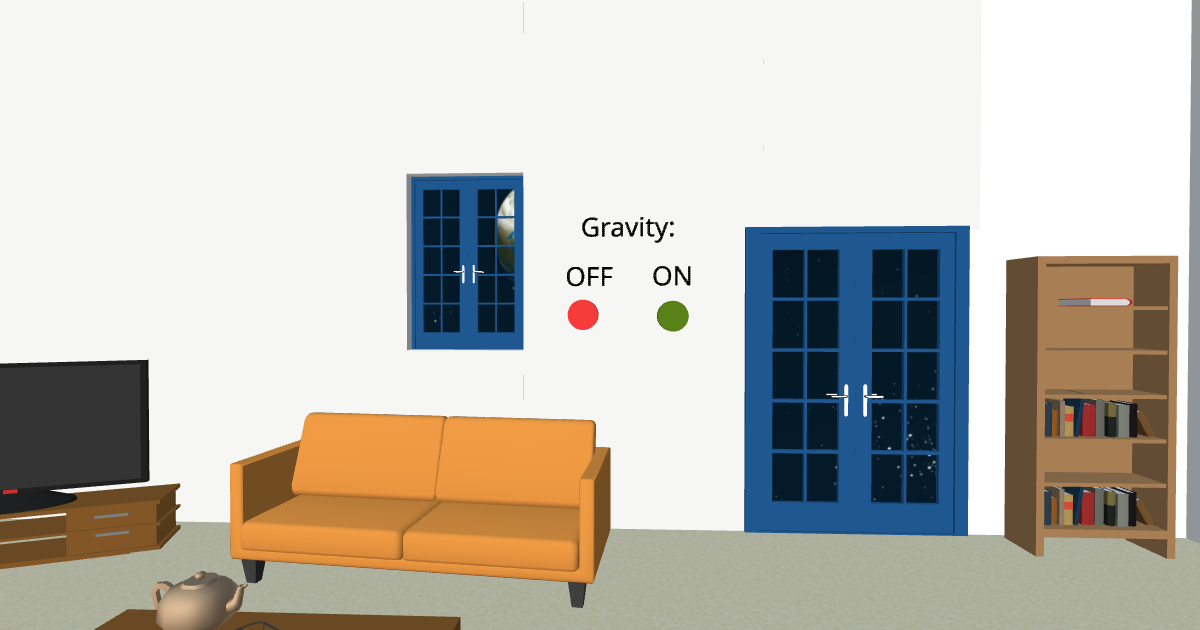 CoSpaces Edu Anti Gravity Room