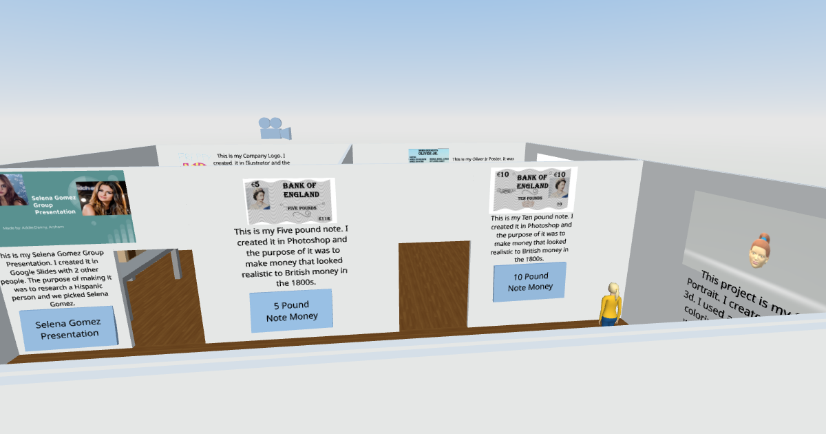 CoSpaces Edu :: 3D Art Gallery
