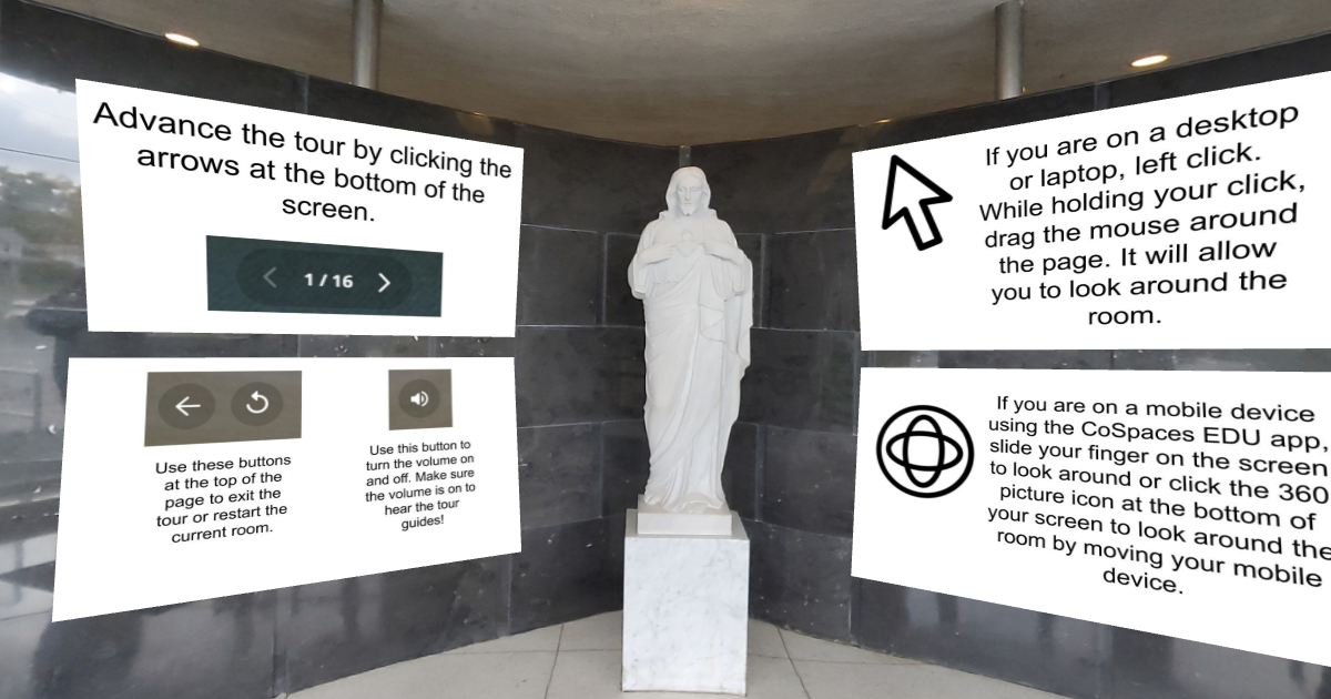 CoSpaces Edu Holy Cross Virtual Open House