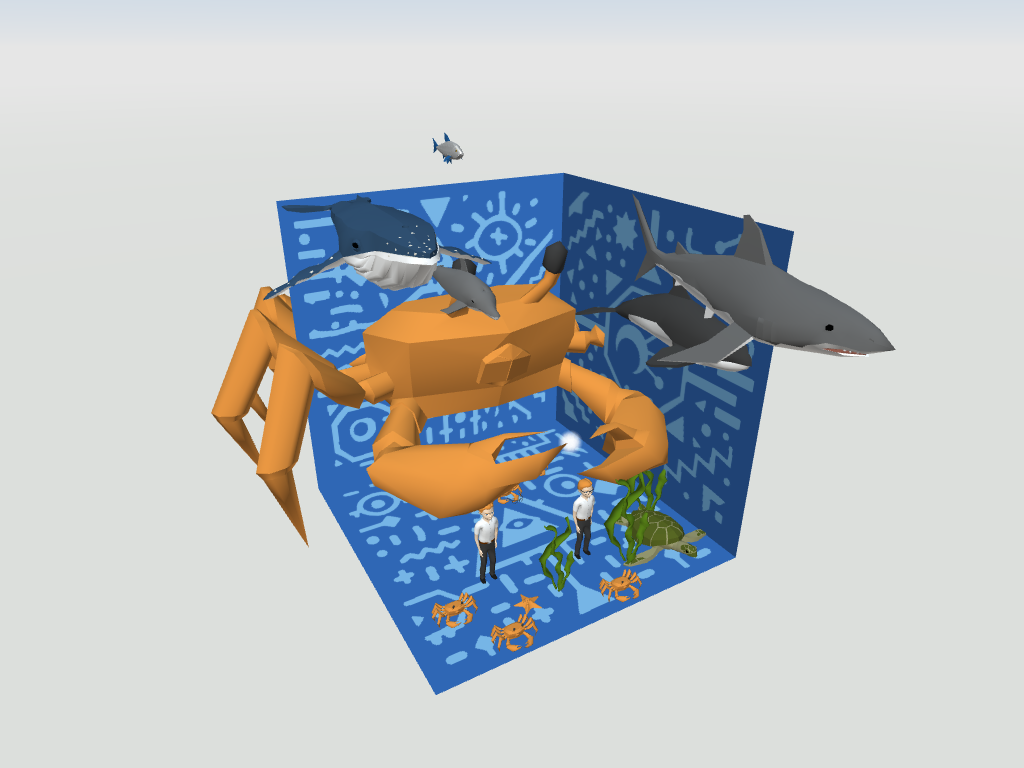 CoSpaces Edu :: Aquarium_AR - Clinton